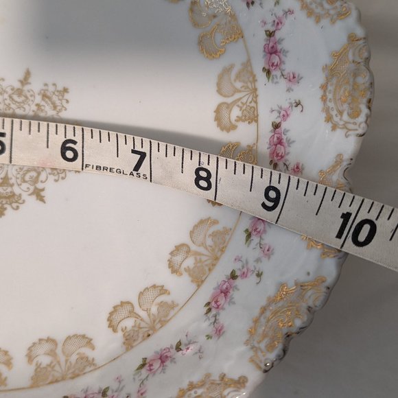 ANTIQUE BOWL MADE IN VIENNA AUSTRIA SERVING PLATE 1900s - Picture 11 of 11